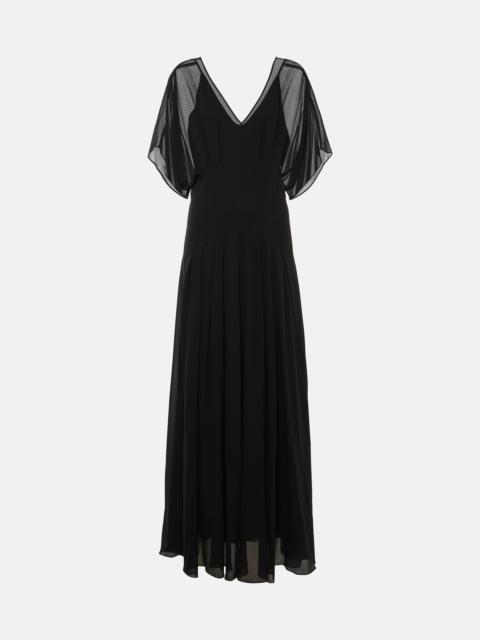 Murge draped silk gown