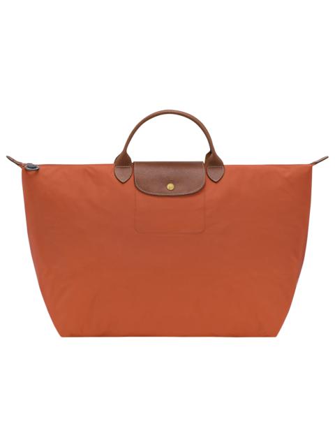 Longchamp Le Pliage Original L Travel bag Brick - Recycled canvas