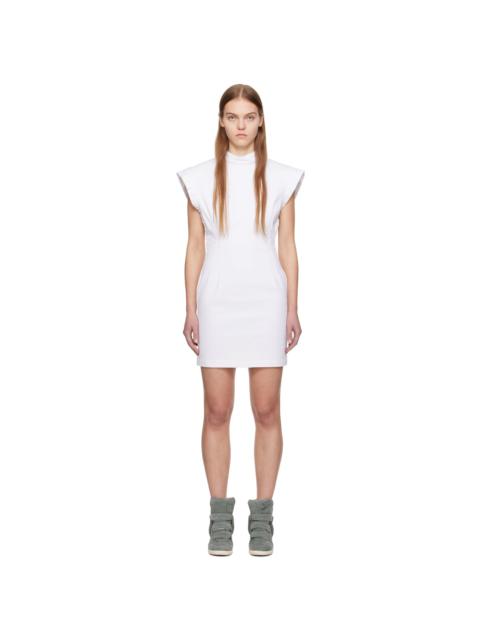 Isabel Marant White Nina Denim Minidress