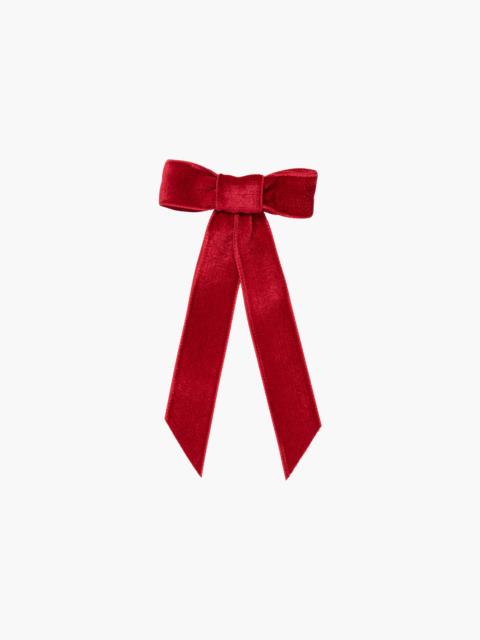 Jennifer Behr Velvet Bow Barrette