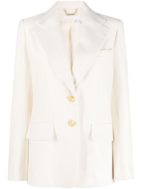 Chloé embossed-buttons single-breasted blazer