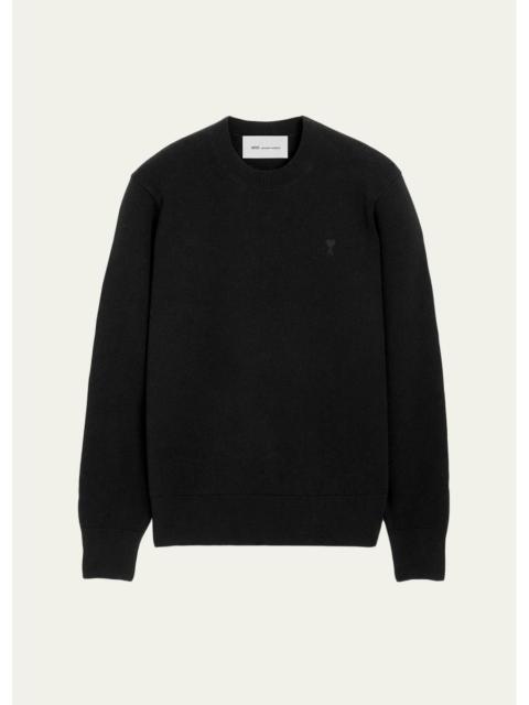 AMI Paris Men's Merino Wool Ami De Coeur Sweater