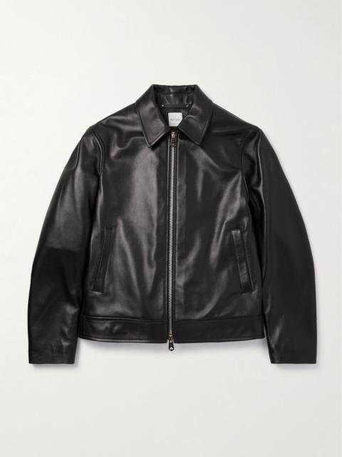 Paul Smith Leather Jacket Black