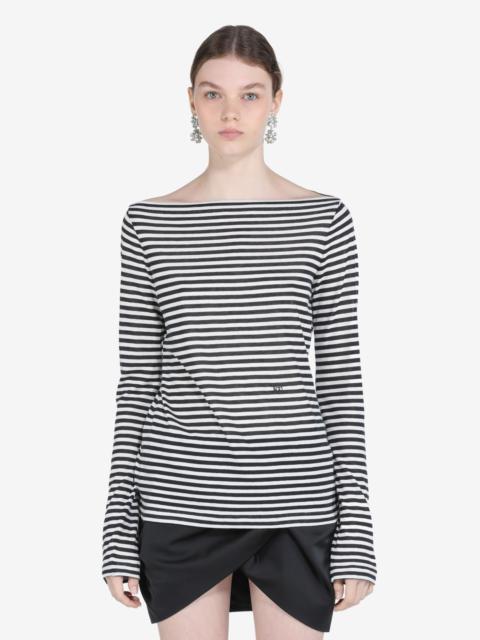 N°21 STRIPED T-SHIRT