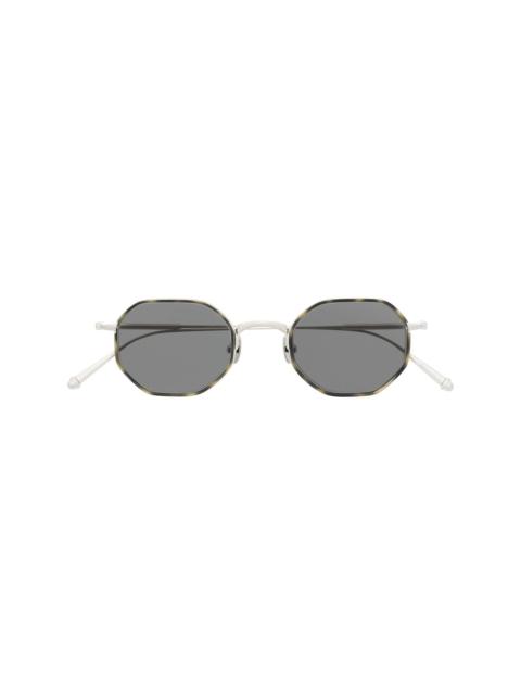 MATSUDA geometric engraved sunglasses