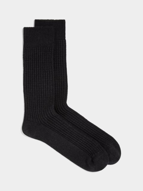 TODD SNYDER Cotton Waffle Sock