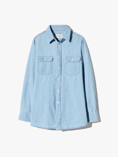 NILI LOTAN DAVINA DENIM SHIRT