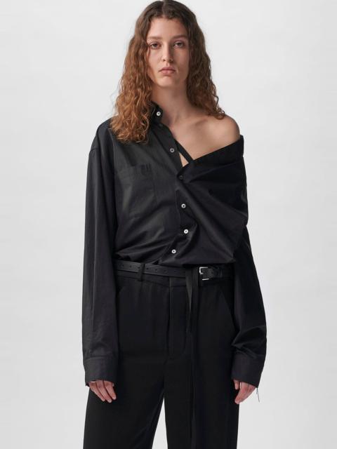 Ann Demeulemeester Nelly Dropped Shoulder Shirt Popeline