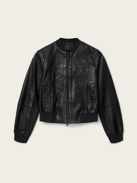 ALLSAINTS REPURPOSE LEATHER BOMBER JACKET
