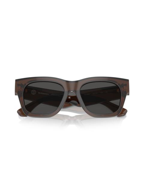 Burberry Elevated Check 52mm Square Sunglasses