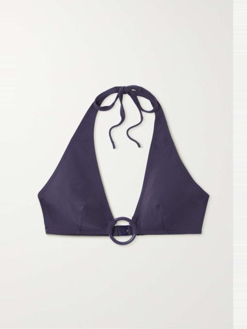 ERES Creoles Leandra embellished halterneck bikini top