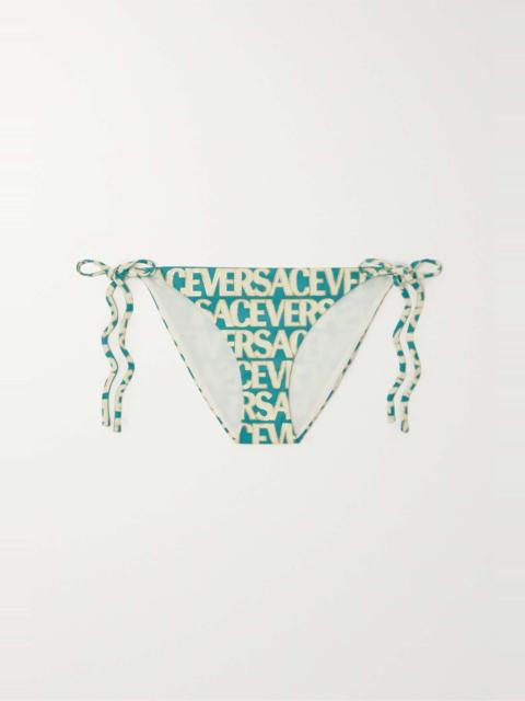VERSACE Printed bikini briefs