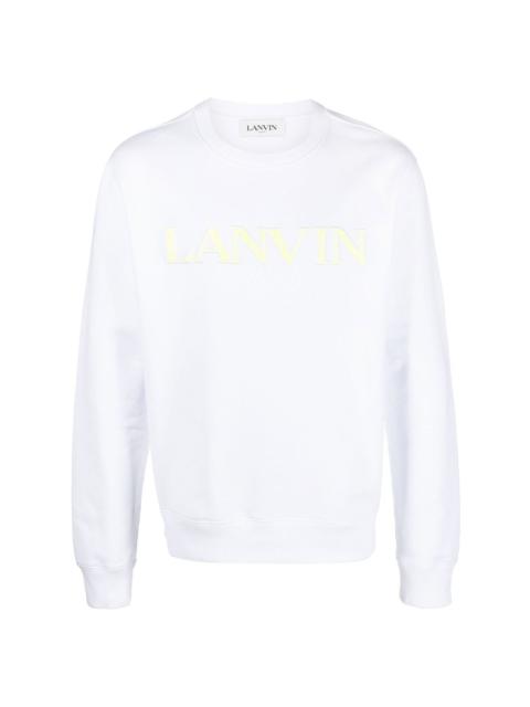 logo-embroidered cotton sweatshirt