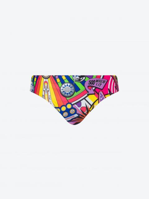 Moschino PINBALL PRINT BEACH BRIEFS