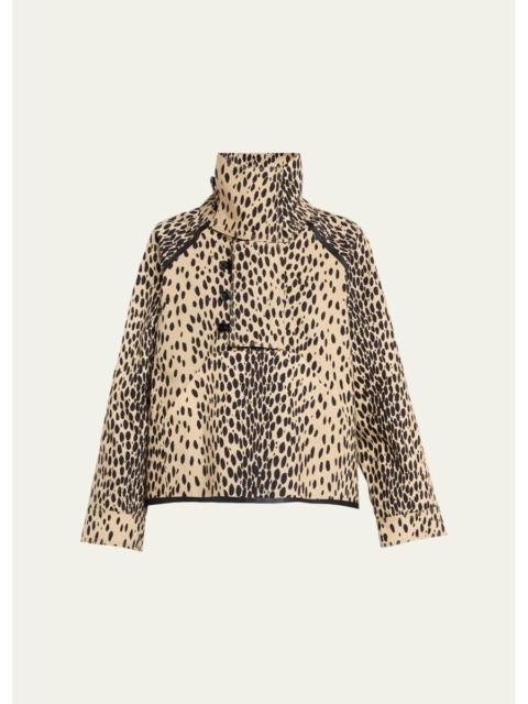 Nackiyé Spotted Cotton Fisherman Coat