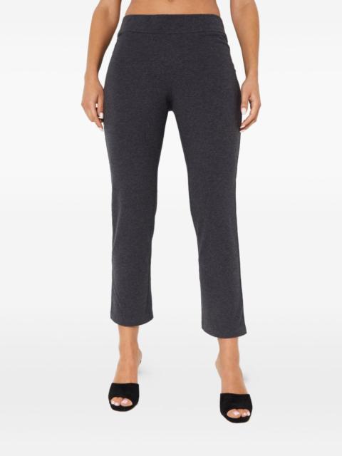 NORMA KAMALI flat-front cropped trousers