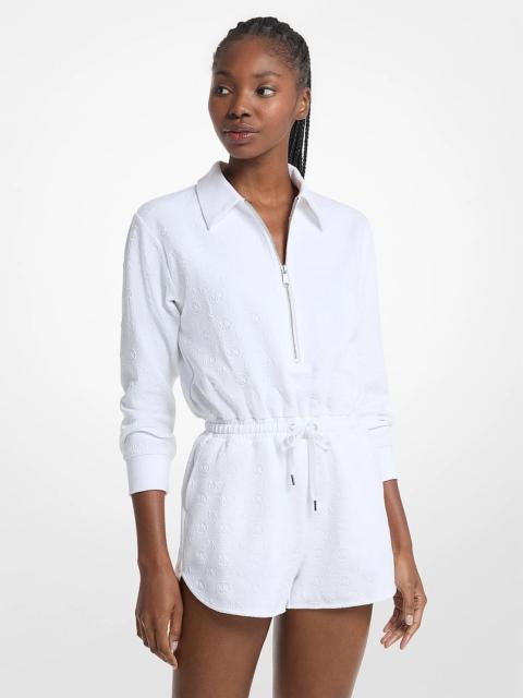 MICHAEL KORS Logo Jacquard Romper