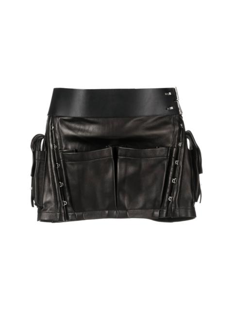 tool-belt mini skirt
