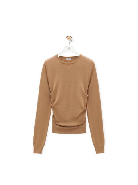 Loewe Draped sweater in cashmere and silk