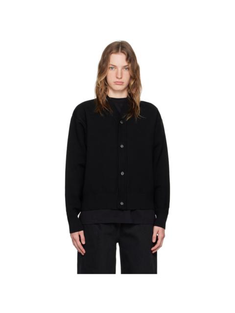 JACQUEMUS Black Les Classiques 'Le cardigan boutonné' Cardigan