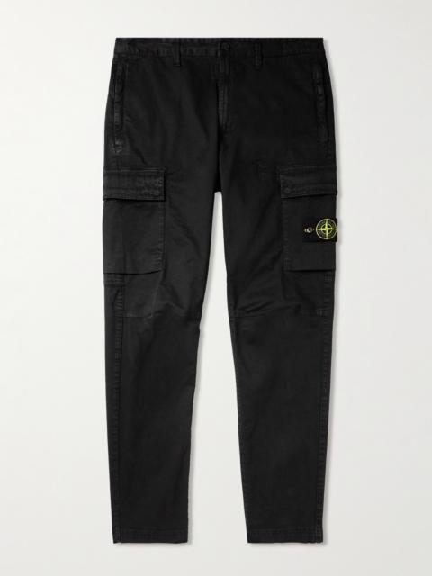 Stone Island Tapered Stretch-Cotton Cargo Trousers