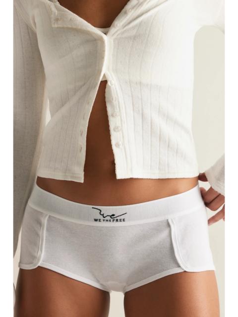 FREE PEOPLE We The Free Cotton Boyshort Undies