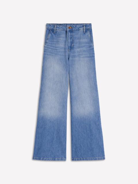BODEN High Rise Palazzo Jeans-Light Wash