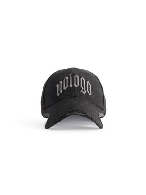BALENCIAGA Nologo Cap in Black/grey