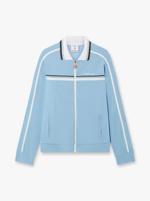 CASABLANCA Pale Blue Pique Track Jacket | Casablanca Paris