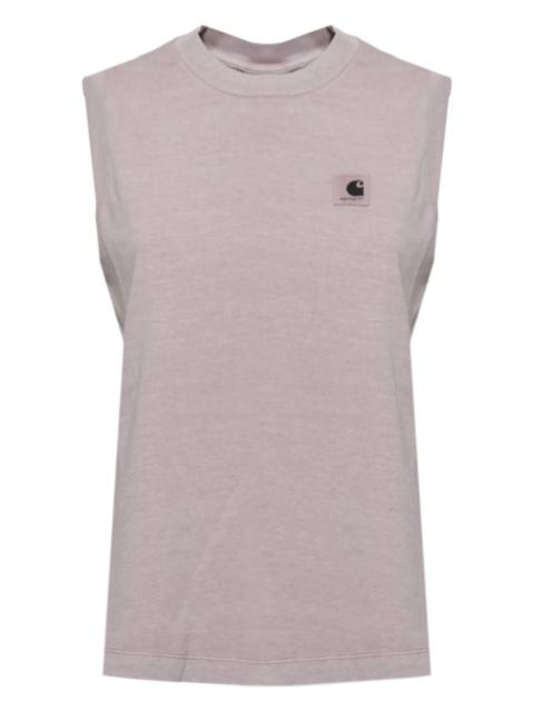 Carhartt logo-patch tank top