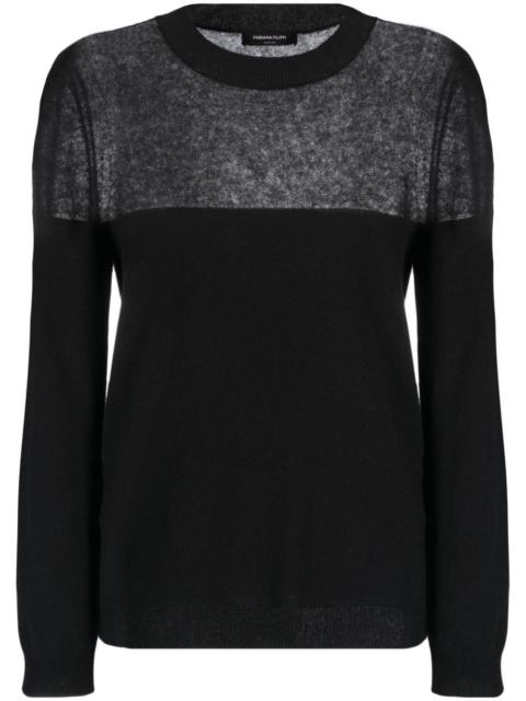 FABIANA FILIPPI crew-neck long-sleeve jumper