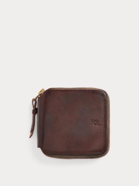 RRL by Ralph Lauren Leather Zip Wallet
