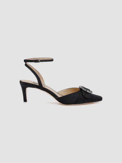 BADGLEY MISCHKA Women's Odesza 50MM Crepe Pumps - Black Crepe