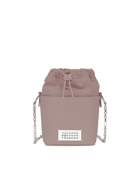 Maison Margiela drawstring bucket leather shoulder bag