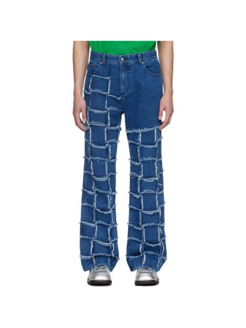 Andersson Bell Blue New Patchwork Jeans