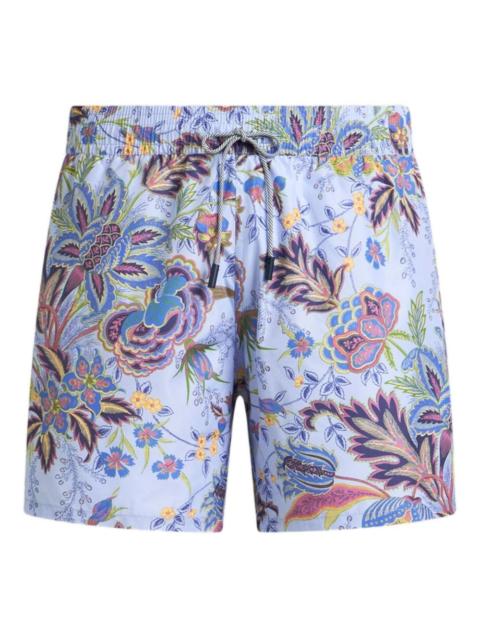 Etro floral-print swim shorts