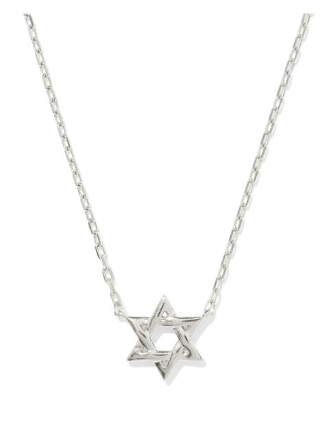 KENDRA SCOTT Star of David Pendant Necklace in Sterling Silver
