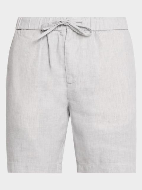 FRESCOBOL CARIOCA Men's Felipe Linen and Cotton Drawstring Shorts