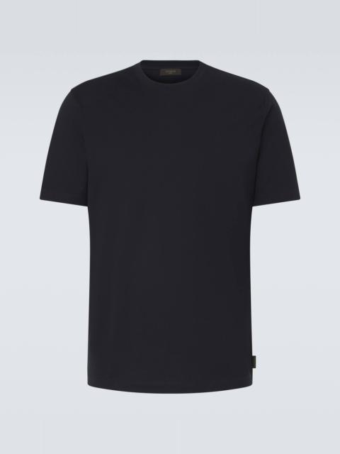 SLOWEAR Cotton and silk jersey T-shirt