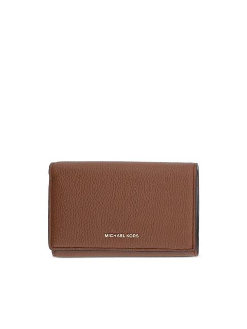 MICHAEL KORS embossed leather wallet