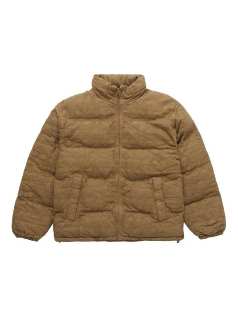 Supreme Supreme Fat Tip Jacquard Denim Puffer Jacket Olive