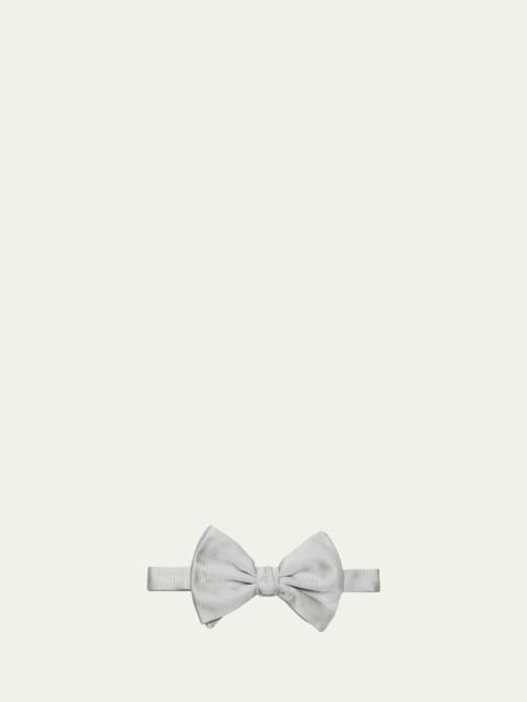 GIORGIO ARMANI Men's Solid Silk Bow Tie