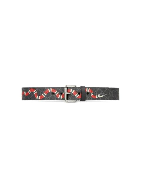 GUCCI Black GG Monogram Belt
