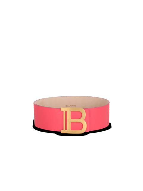 Balmain Leather B-Belt belt