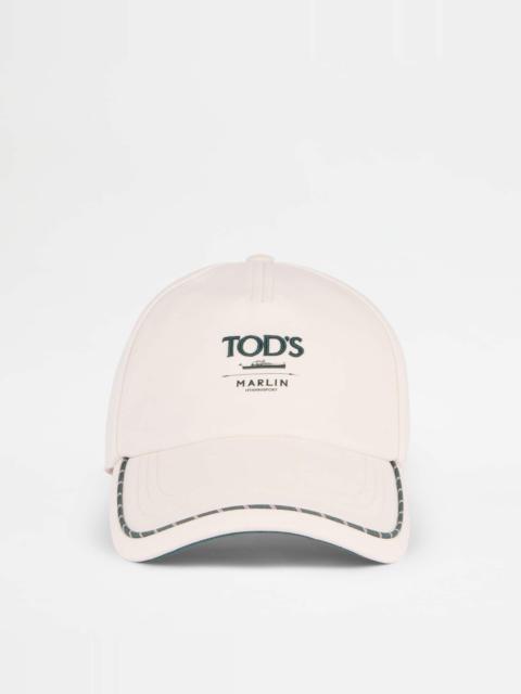 Tod's BASEBALL CAP IN TECHNICAL COTTON - BEIGE
