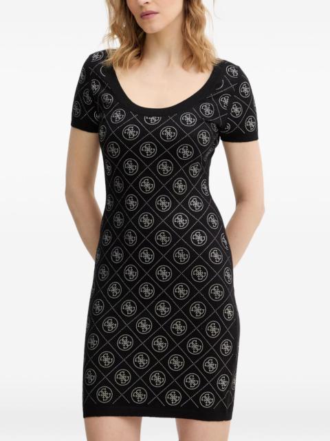 GUESS USA 4G rhinestone-embellished mini dress
