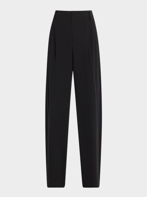Vince Pleated Wide-Leg Trousers