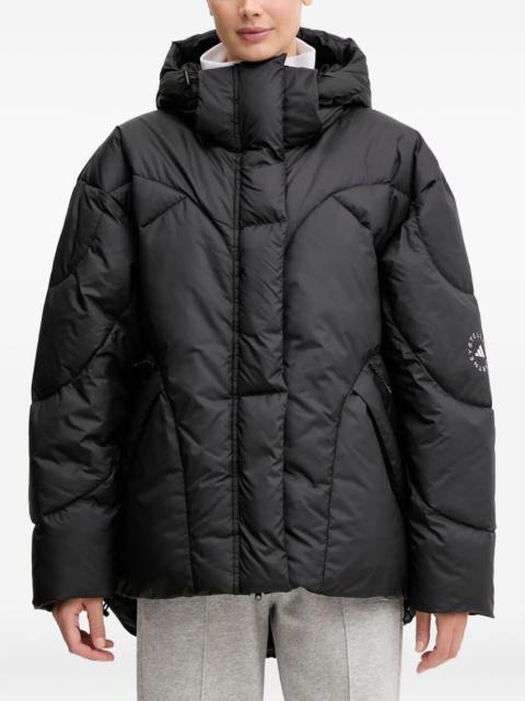 adidas quilted hooded jacket