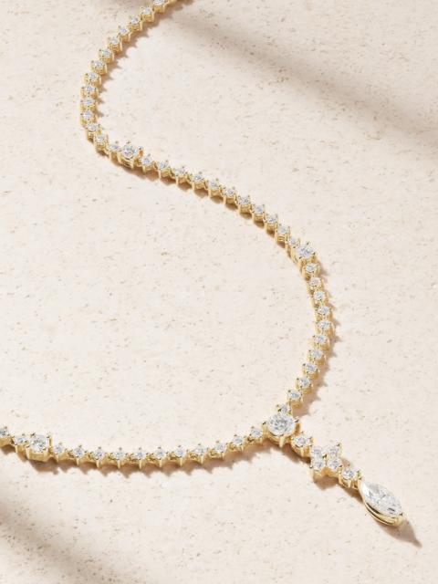 ANITA KO Vivi 18-karat Gold Diamond Necklace