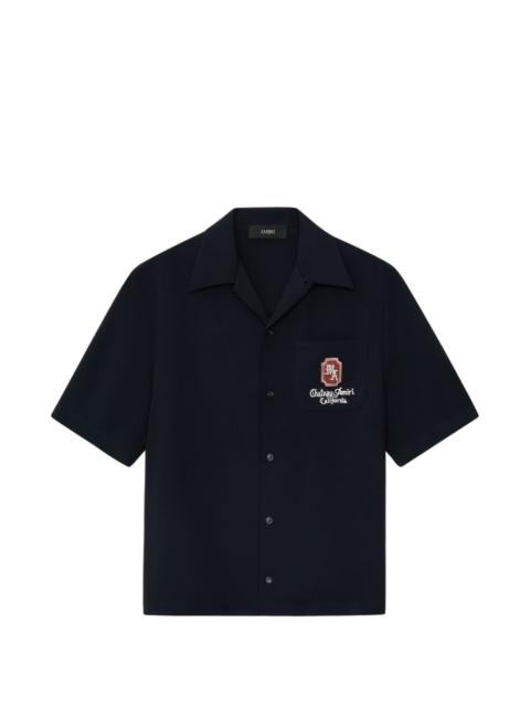 AMIRI logo-detail camp shirt